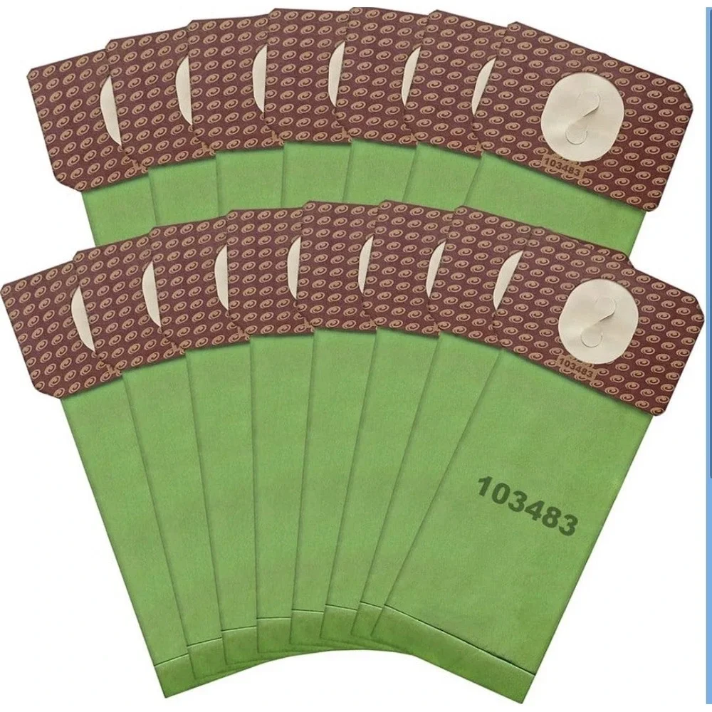 15 Pack 103483 Micro Filter Vacuum Bags Compatible For ProTeam/Proforce 3.25 Qt